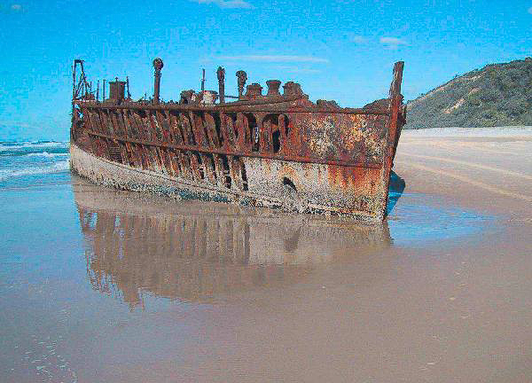 8 Skibsvrag Fraser Island